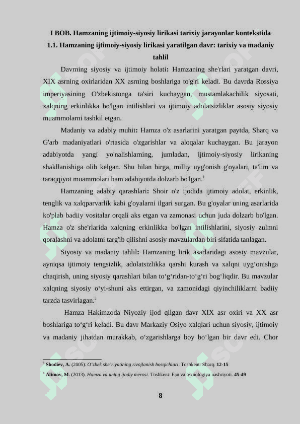 Hamzaning ijtimoiy-siyosiy lirikasi 8