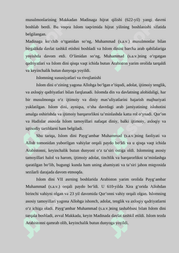 Islom dini haqida 4