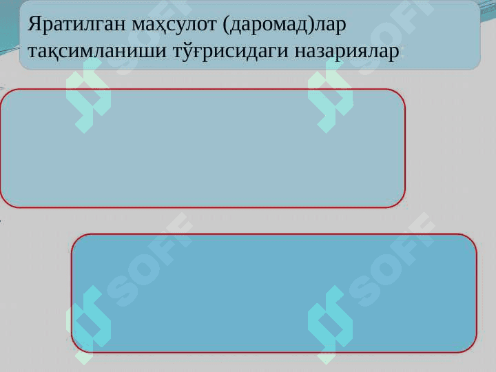 Омилли даромадлар ва иш ҳақининг шаклланиши. Ишчи кучи бозори ва бандлик 2