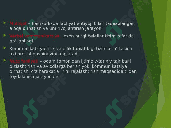 Muloqot va kommunikatsiya jarayoni. 3