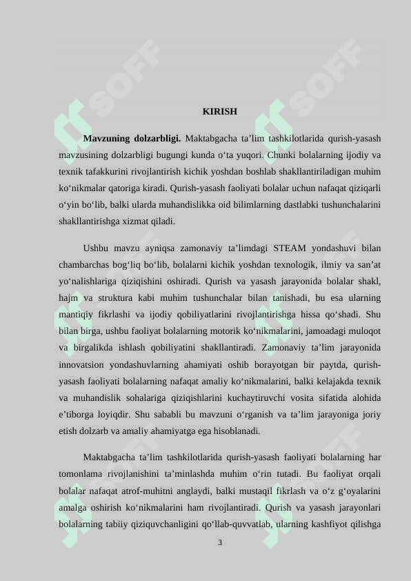 MAKTABGACHA  TA’LIM TASHKILOTLARIDA  QURISH-YASASH 3