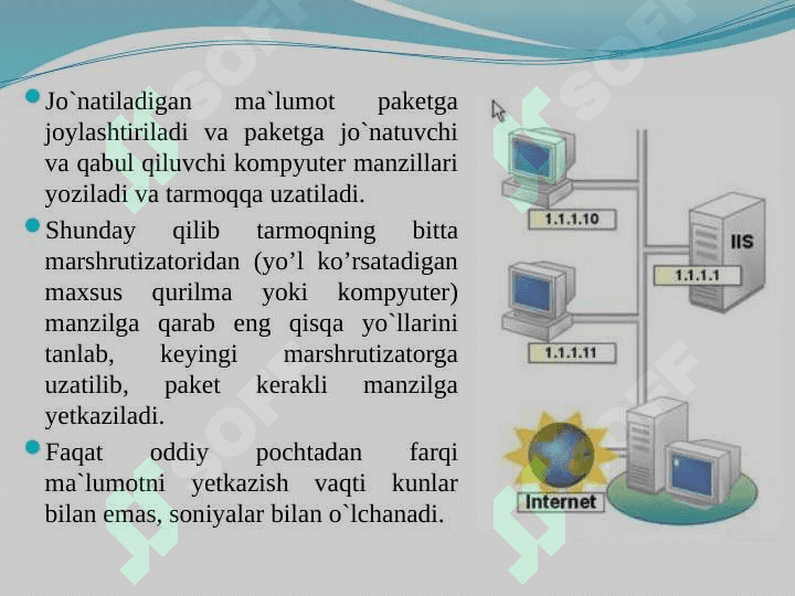 TCP/IP tarmoq protokoli. Ularni sozlash. 3