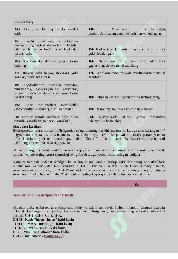 Eksperimental psixologiya fanidan laboratoriya ishlanmasi 1-kurslar uchun 5