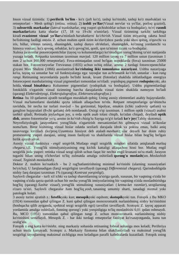 Eksperimental psixologiya fanidan laboratoriya ishlanmasi 1-kurslar uchun 7