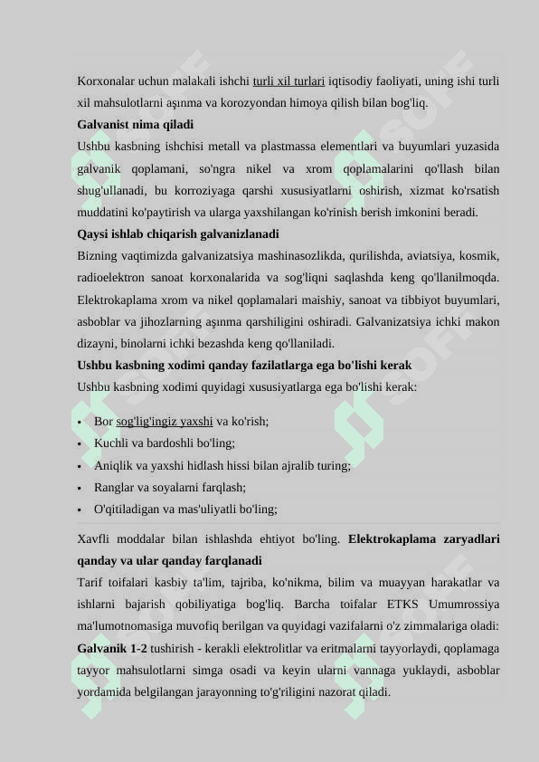 Qoplamalari qoplashning galvanik metodlari asoslari Akkumulyatorlar 2