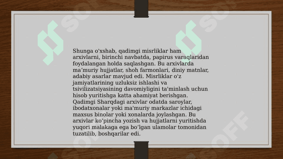 Qadimgi sharq davlatlari arxivlari 4