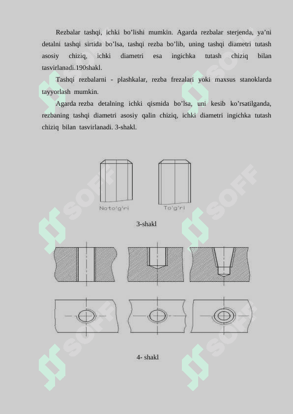 Tashqi rezba ochish (Plashka yordamida) 2