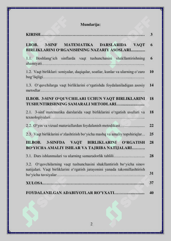 3 sinfda vaqt birliklarini tushuntirish metodikasi 2