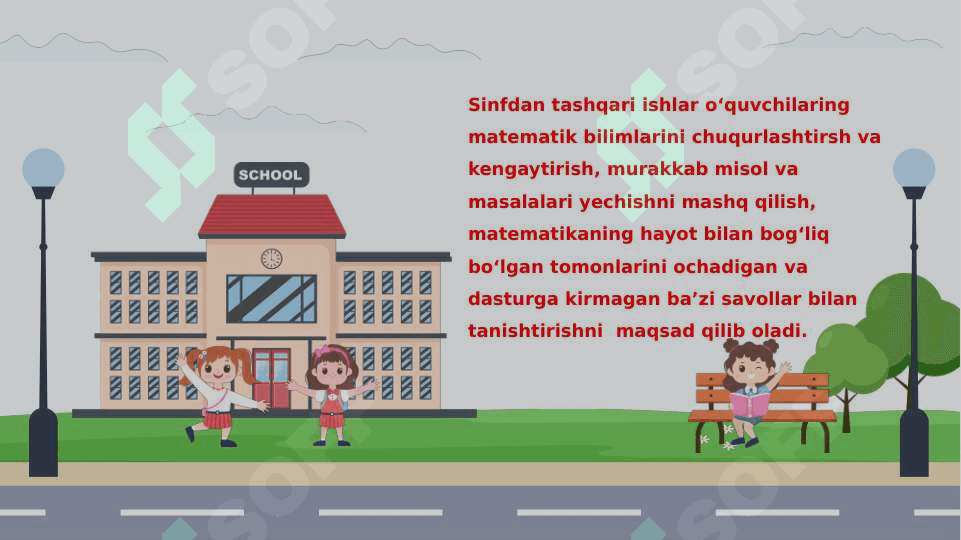 Matematikadan sinfdan tashqari ishlari tashkil etish metodikasi 3