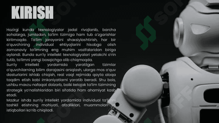 Sun'iy intilik yordamida individual taʼlimni tashkil etish 4