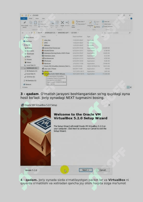 Operatsion tizimlar_VirtualBox yordamida Windows operatsion tizimini o’rnatish. 4