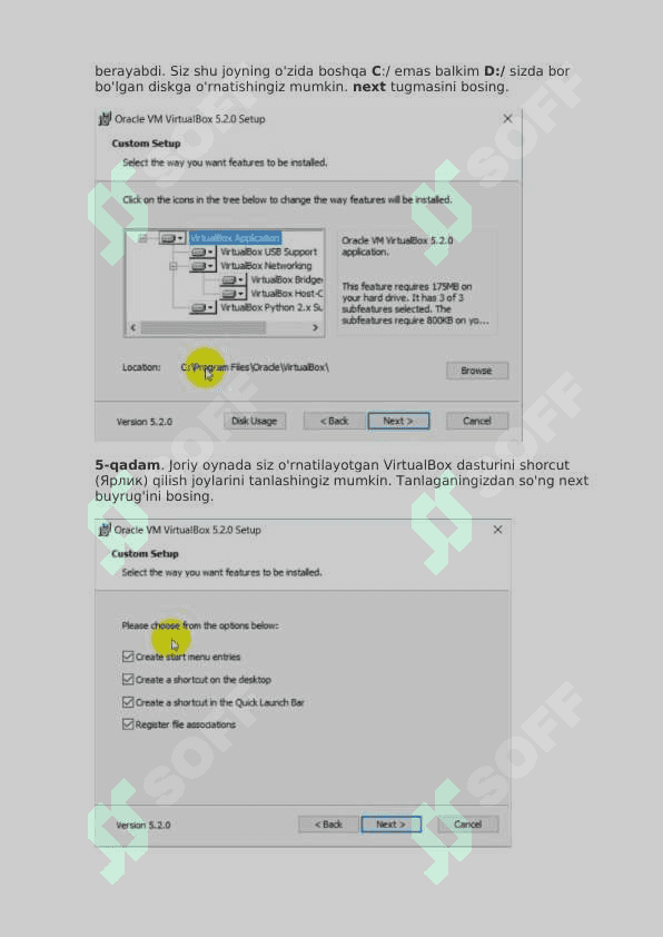 Operatsion tizimlar_VirtualBox yordamida Windows operatsion tizimini o’rnatish. 5