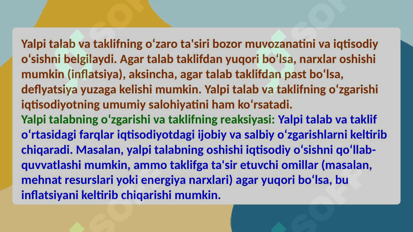 Yalpi talab va taklif 3