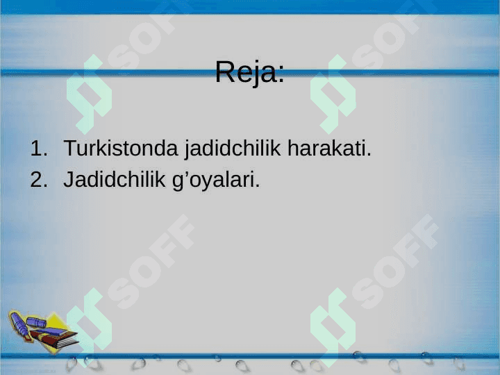 TURKISTONDA JADIDLAR 2