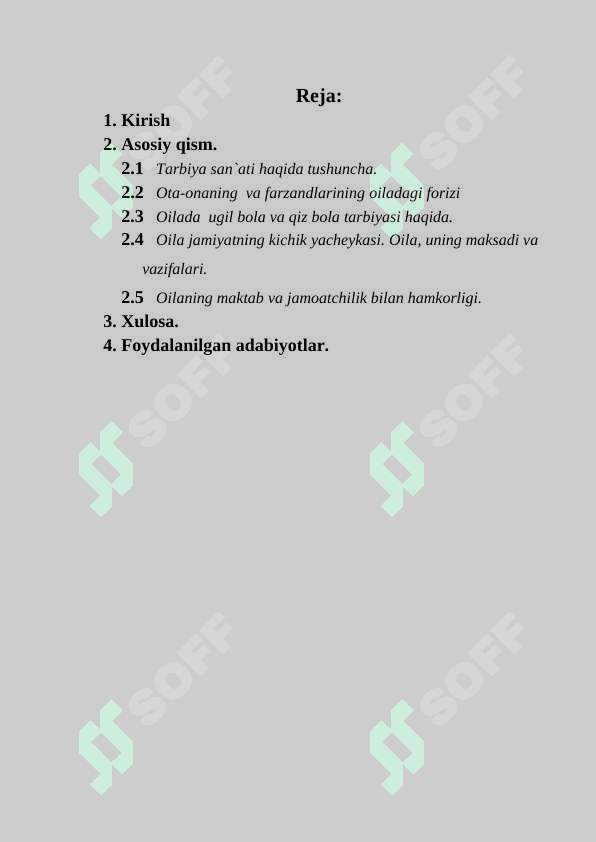 Oilada  dastlabki beriladigan ma'naviy-axloqiy tarbiya 2
