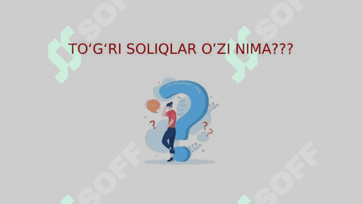 To'g'ri soliqlarning huquqiy tavsifi 7