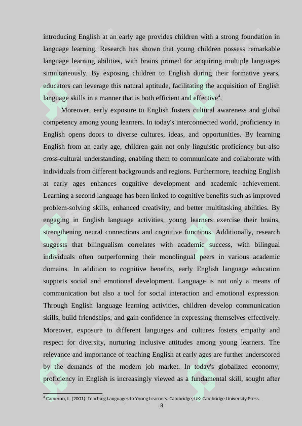Appearance and Development of Modern Approaches in English Language Teaching at Early Ages 8