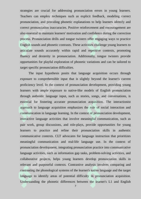 To The Young Learners  To Teach The English Pronunciation 7