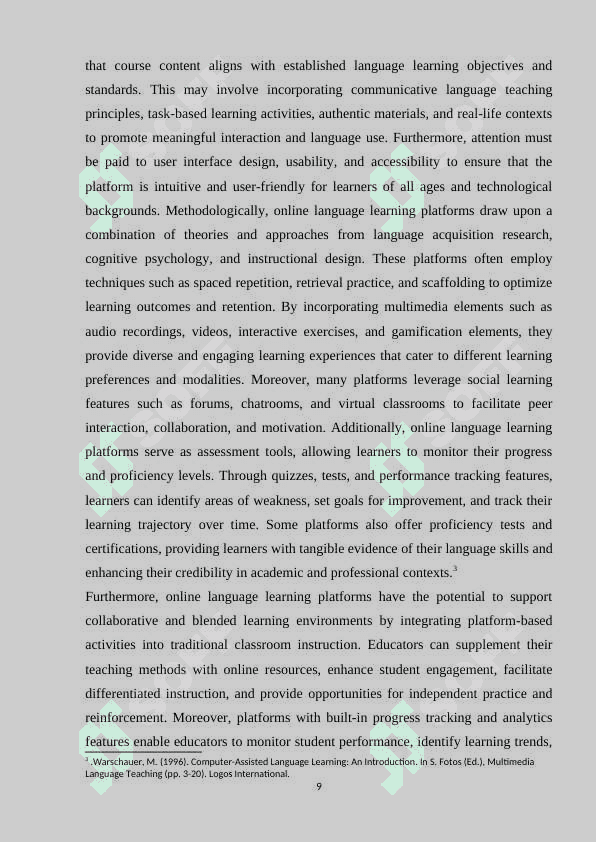 Tools for teaching foreign languages in the continuous education system 8