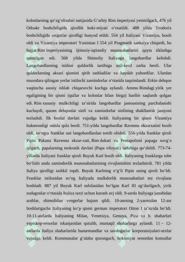 ITALIYA OMMAVIY AXBOROT VOSITALARI. 5