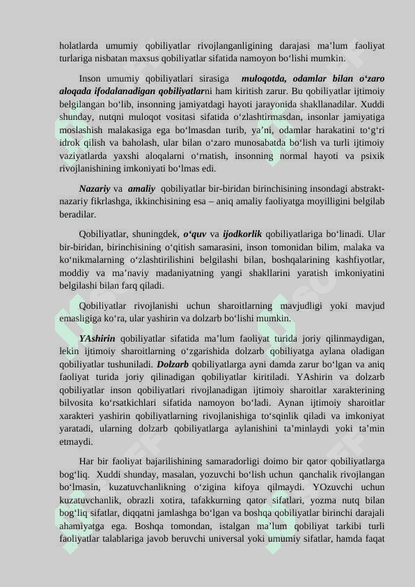Qobiliyatlar 7