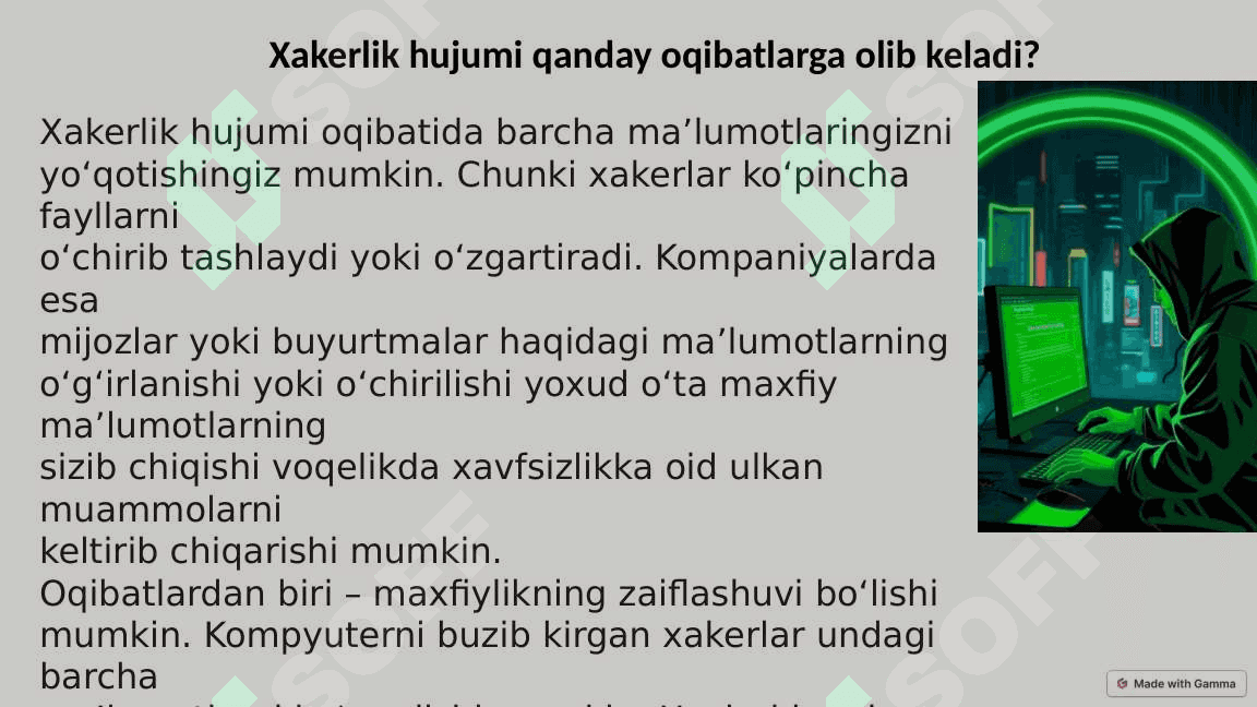 Kompyuter xavfsizligi zamonaviy xavf xatarlar 3