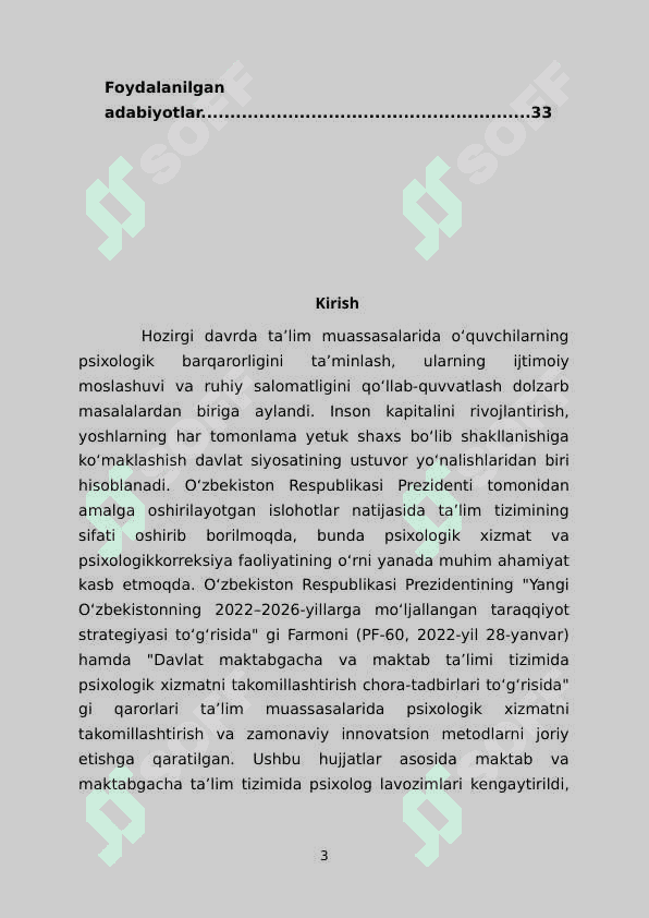 Ta’lim muassasasida psixologning psixologik korreksiya faoliyat yo’lga qoyish 3