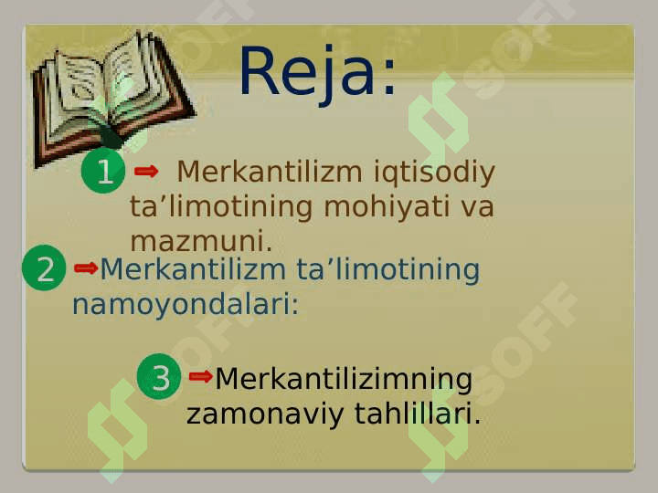 Merkantilizm iqtisodiy ta’limoti 2