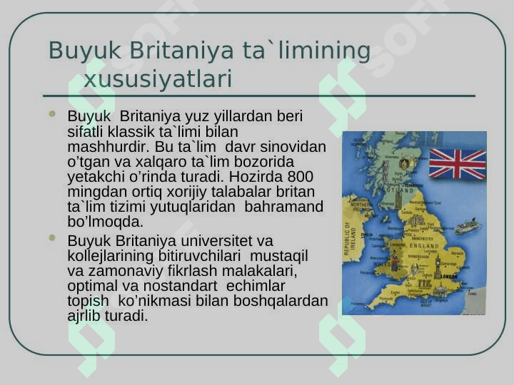 Buyuk Britаniya tа`limi tizimi 2