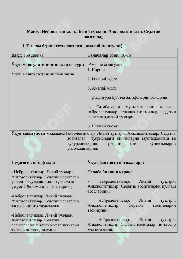 Neyroleptiklar uslubiy qo'llanma 4