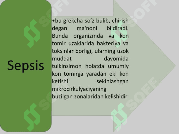 Chilla davri infekstiyalari . Akusherlik peritoniti 3
