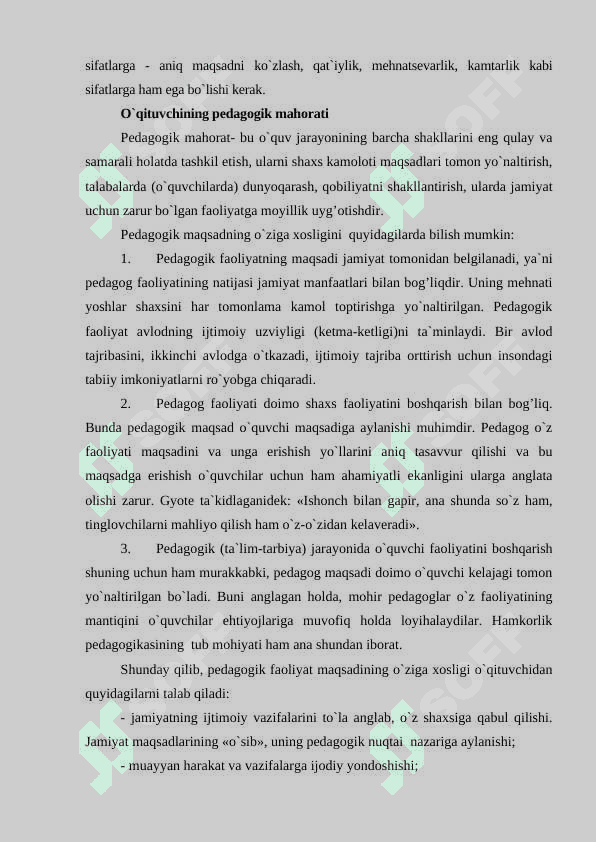 Boshlang’ich ta’lim fanlarini o’qitishda pedagogik mahoratning ahamiyati 7