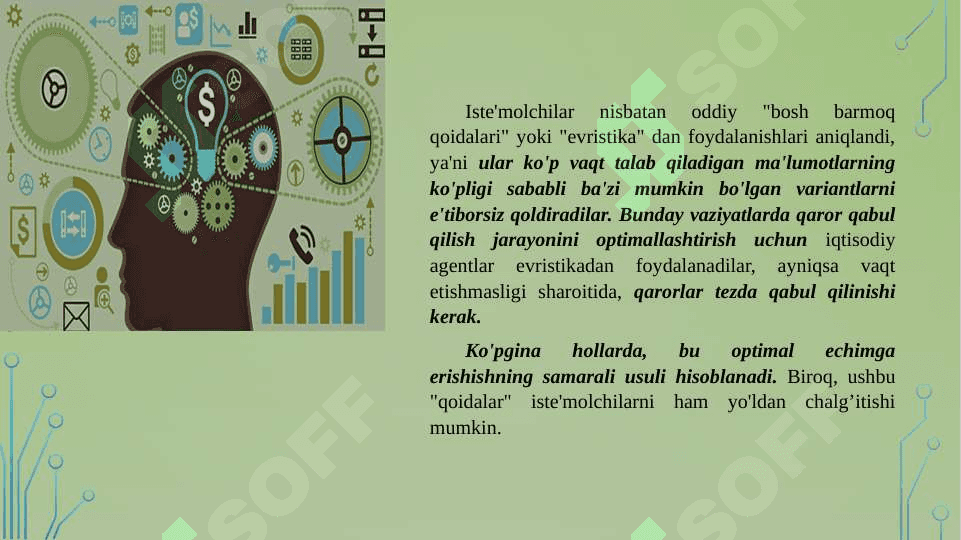 Tavakkalchilik va noaniqliklar sharoitida tanlash 4