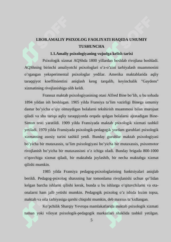 Amaliy psixolog faoliyatida rejalashtirish va uning turlari 5