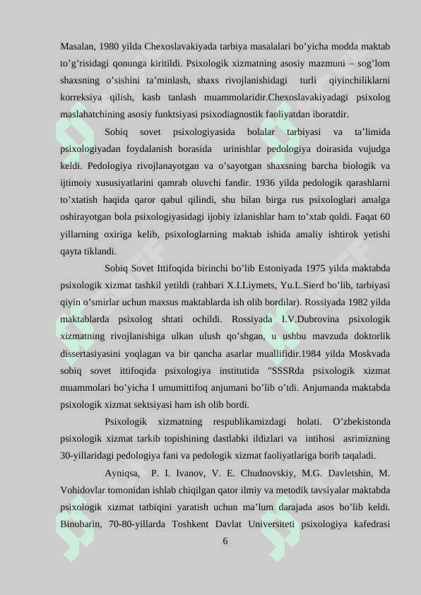 Amaliy psixolog faoliyatida rejalashtirish va uning turlari 6