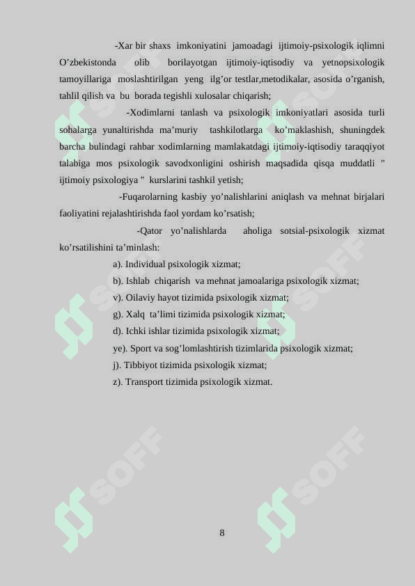 Amaliy psixolog faoliyatida rejalashtirish va uning turlari 8