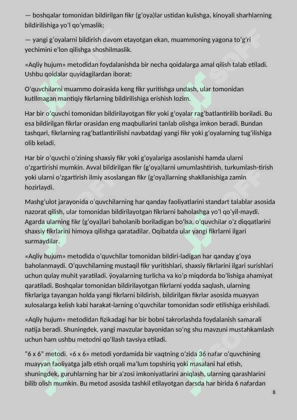 Boshlangʻich sinflarda blok sxema tushunchasi 8