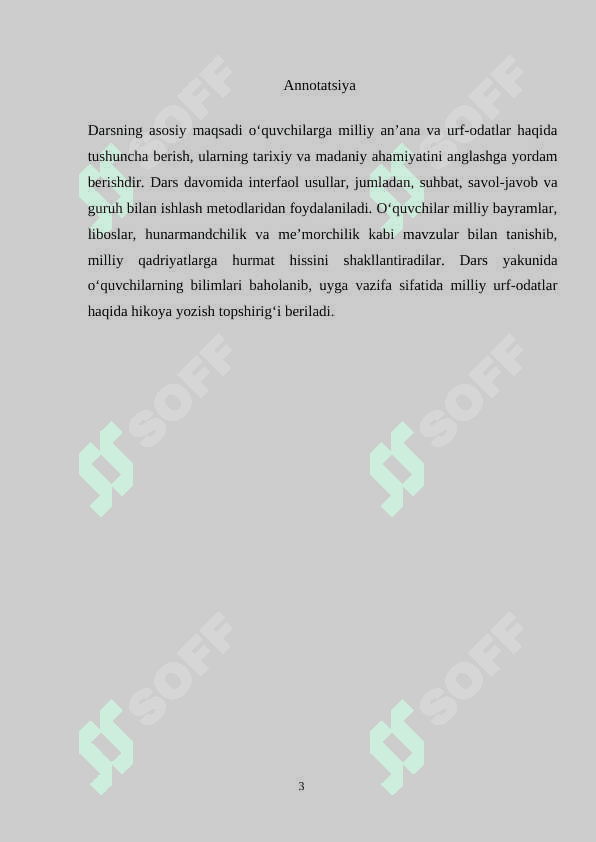 1-sinf o'qish O'lkamizda qish. dars ishlanma 3