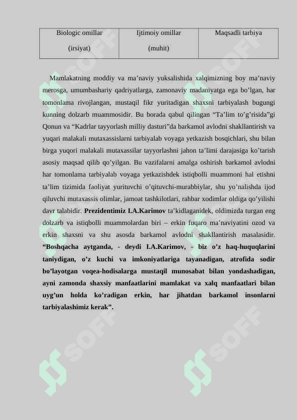 Tarbiya jarayoni.Tarbiya turlari va mеtodlari 3
