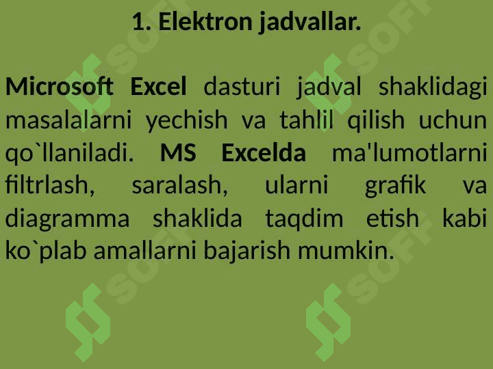 Ma’lumotlar bazalari. 3