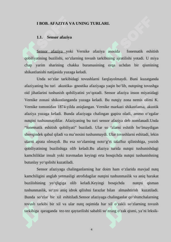 AFAZIYA VA UNING TURLARI 5