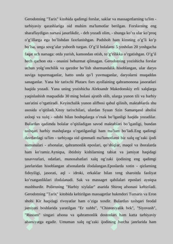 Eng qadimgi davrdan VII asrgacha ta’lim tarbiya masalalari 4