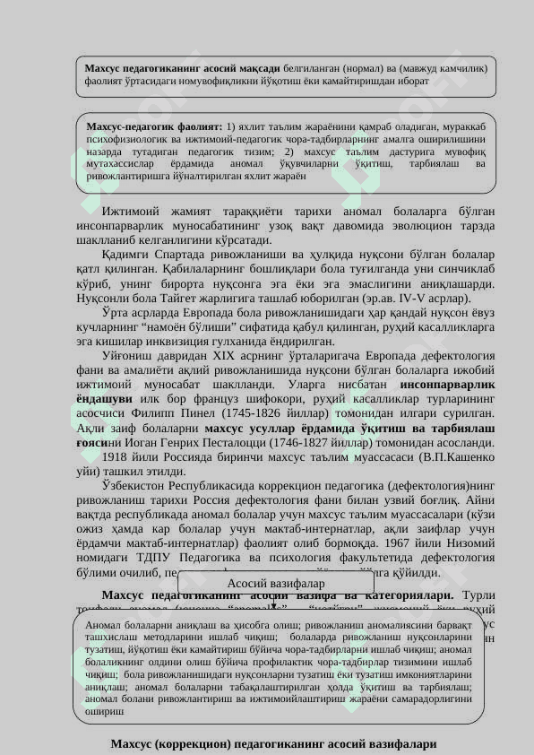 Коррекцион (махсус) педагогика 2