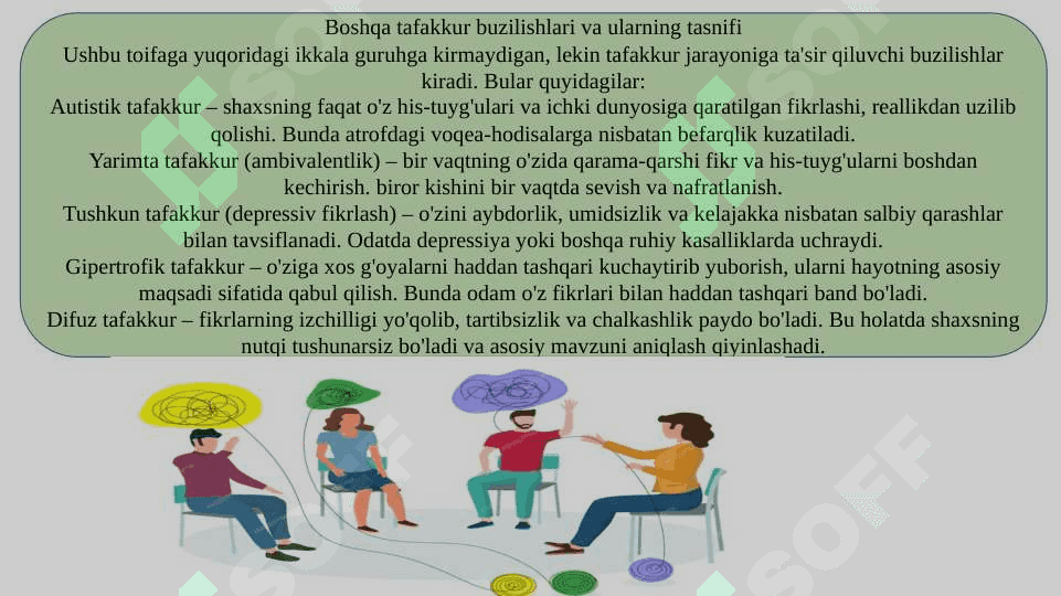 Tafakkur buzilishlari SLAYD 7