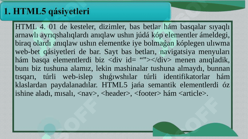 HTML tili 3
