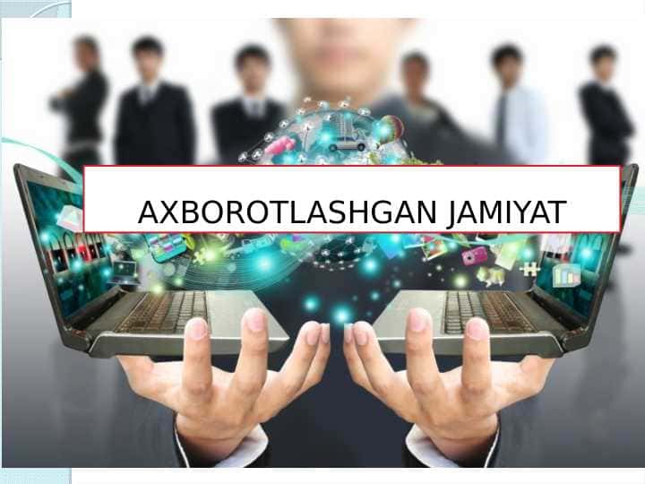 AXBOROTLASHGAN JAMIYAT