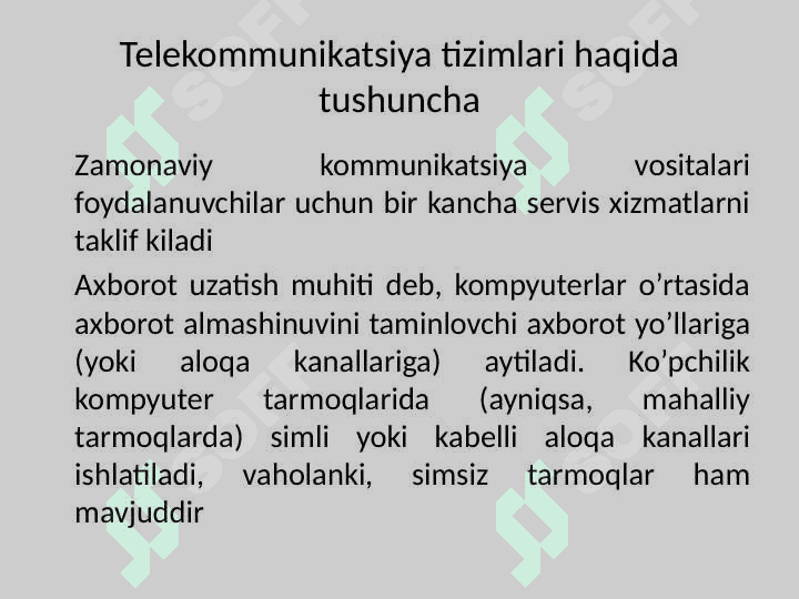 AXBOROT TASHUVCHILAR VA QURILMALAR 3