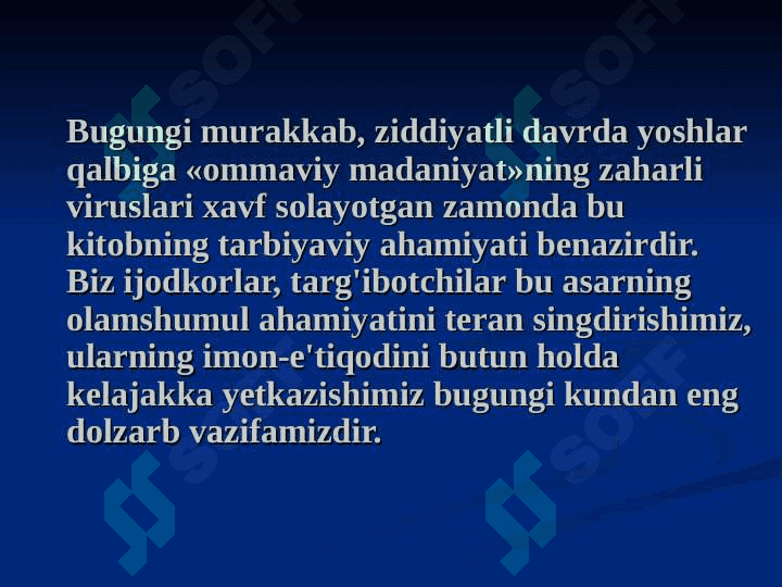 O’ZBEKISTON MUSTAQILLIKKA ERISHISH OSTONASIDA . 8
