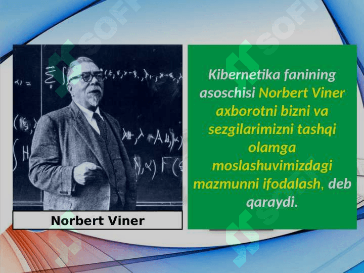 Axborot tushunchasi va saqlash vositalari. 6