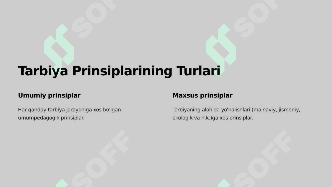 Tarbiya Prinsiplari 4